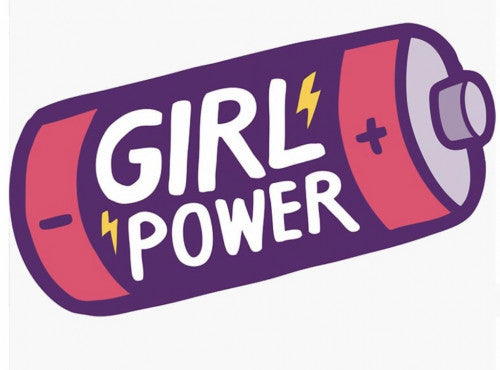 Space Sticker # 10 - Girl Power