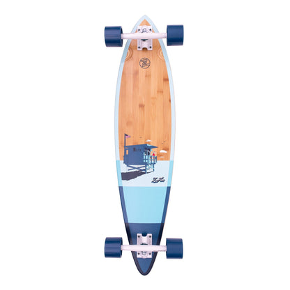 Z-Flex Bamboo Pintail Longboard Complete 38"