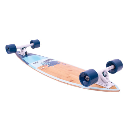 Z-Flex Bamboo Pintail Longboard Complete 38"