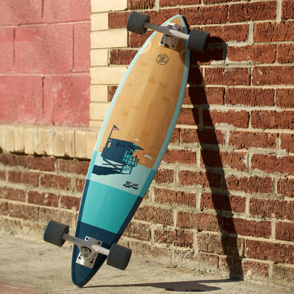 Z-Flex Bamboo Pintail Longboard Complete 38"