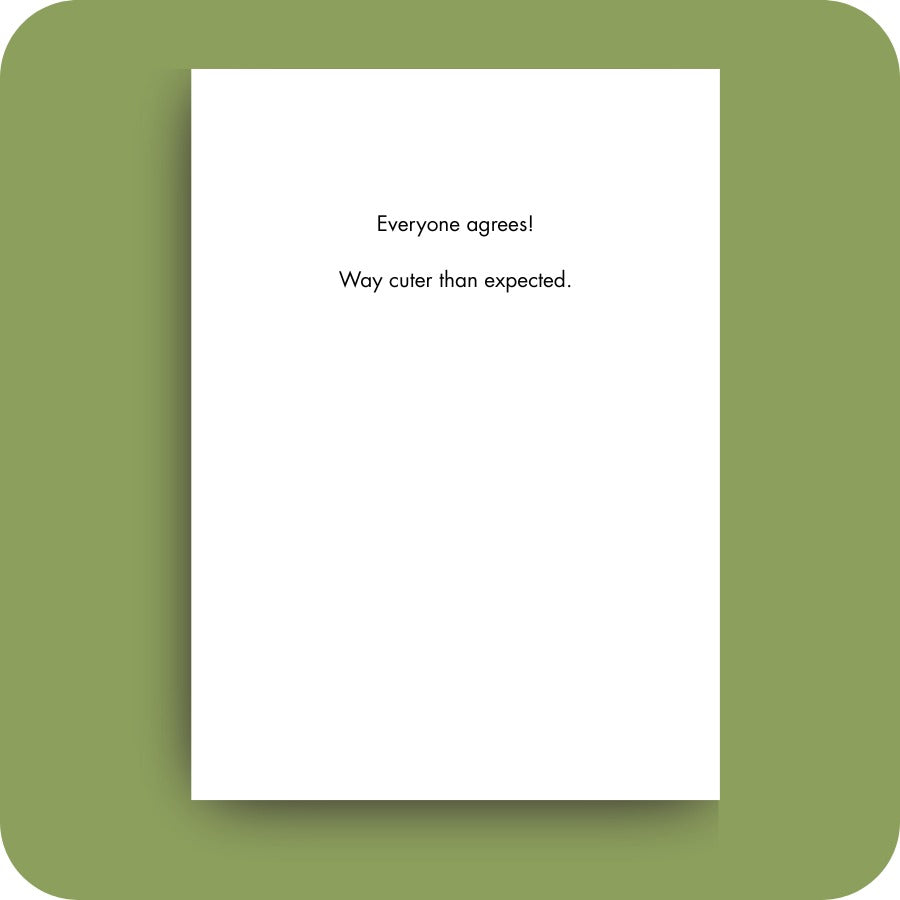 Bald Guy greeting card STE001518, inside