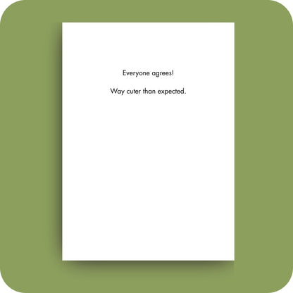Bald Guy greeting card STE001518, inside