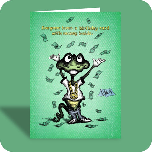 Bald Guy greeting card STE001519, front