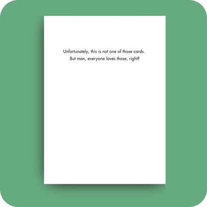 Bald Guy greeting card STE001519, inside