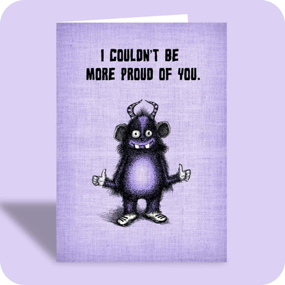 Bald Guy greeting card STE001525, front