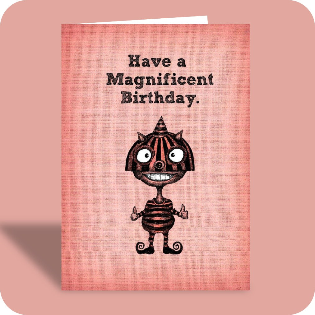 Bald Guy greeting card STE001528, front