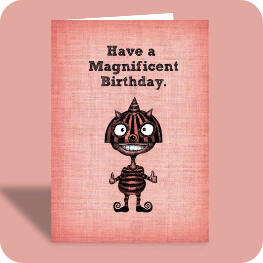 Bald Guy greeting card STE001528, front