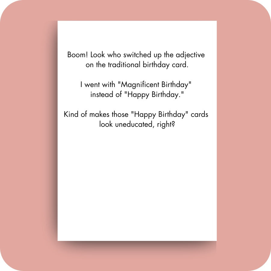 Bald Guy greeting card STE001528, inside