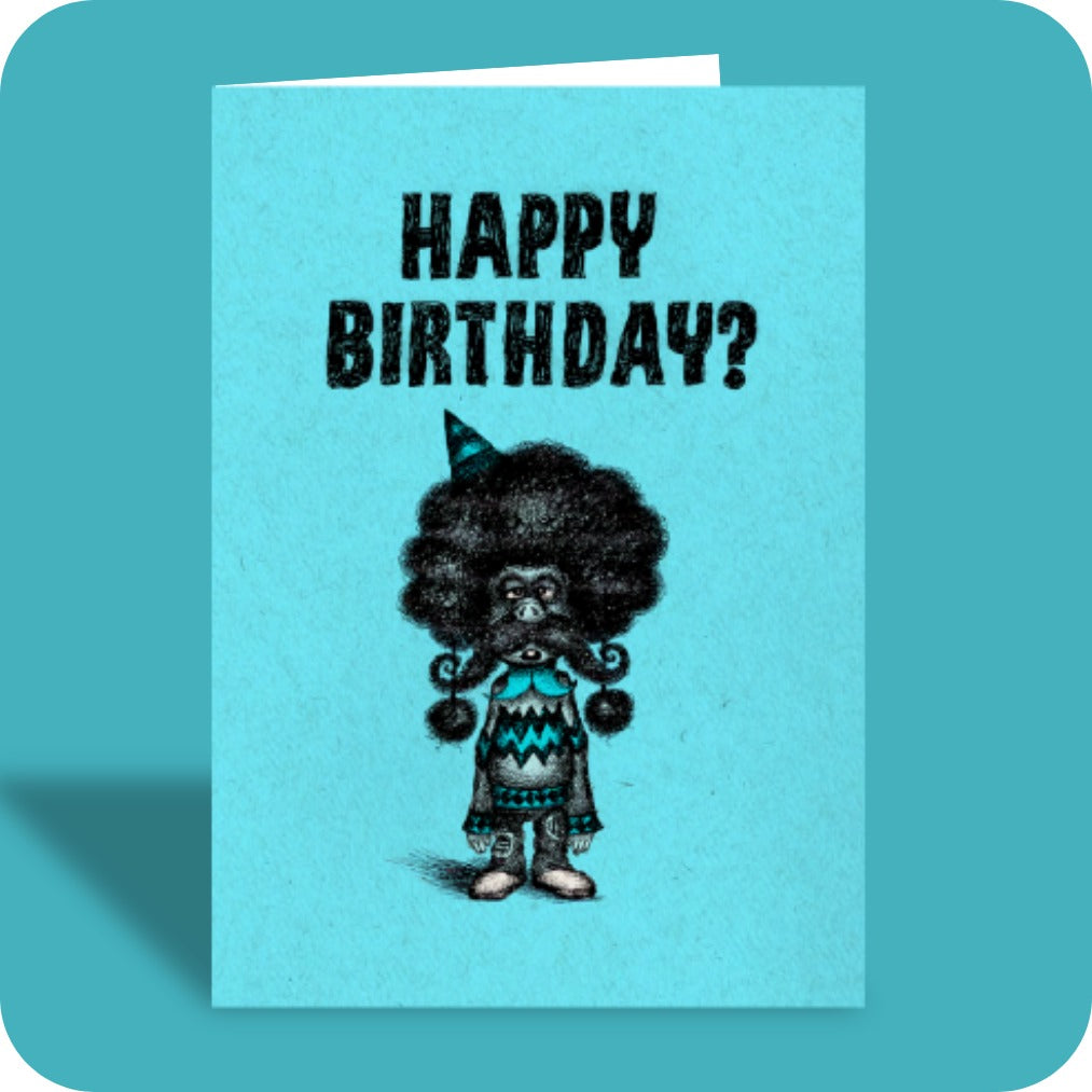 Bald Guy greeting card STE001531, front