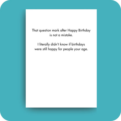 Bald Guy greeting card STE001531, inside