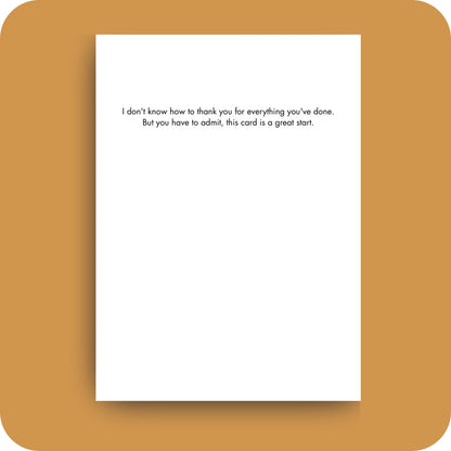 Bald Guy greeting card STE001534, inside