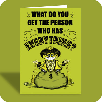 Bald Guy greeting card STE001538, front