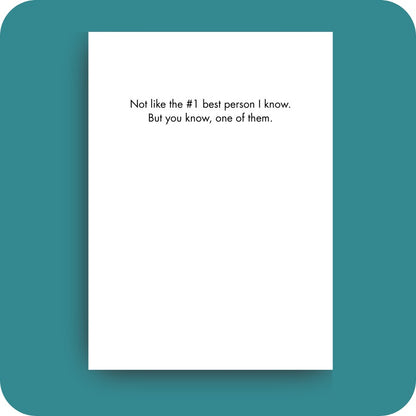 Bald Guy greeting card STE001539, inside