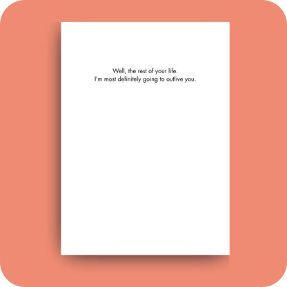 Bald Guy greeting card STE001540, inside