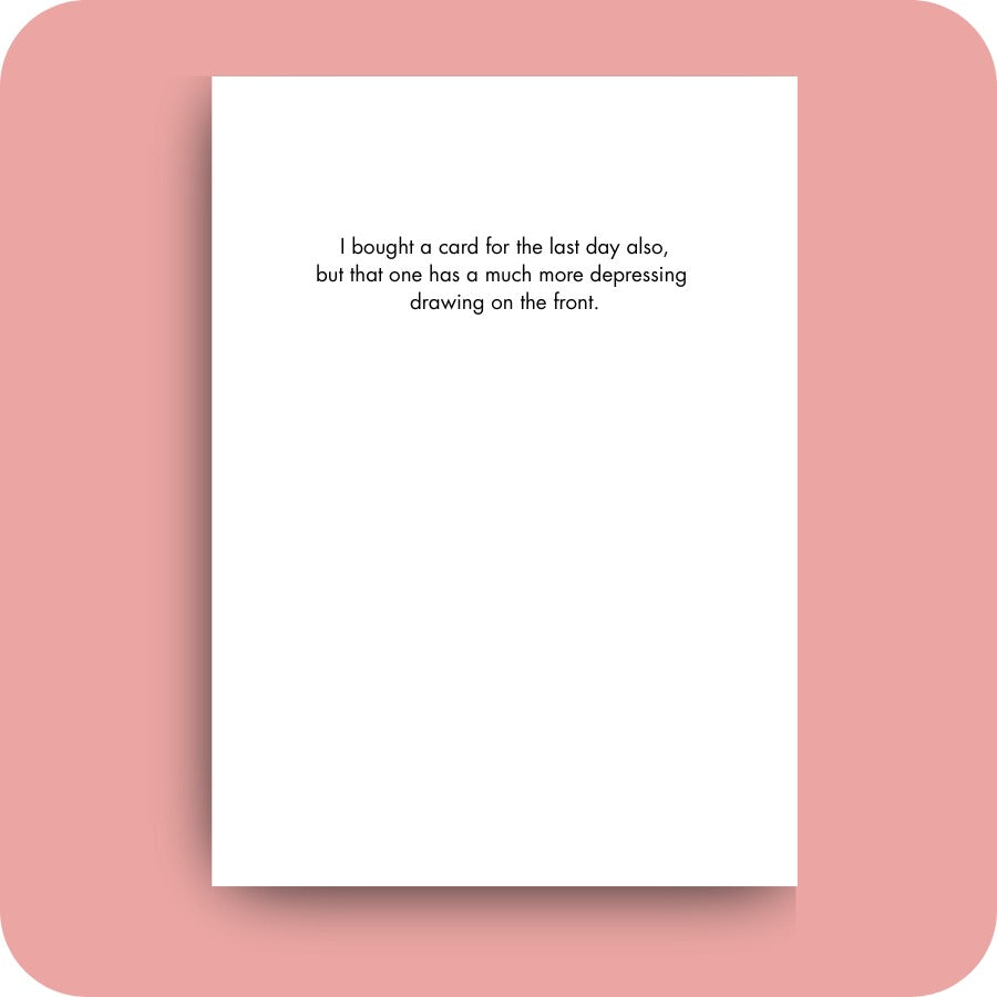 Bald Guy greeting card STE001541, inside