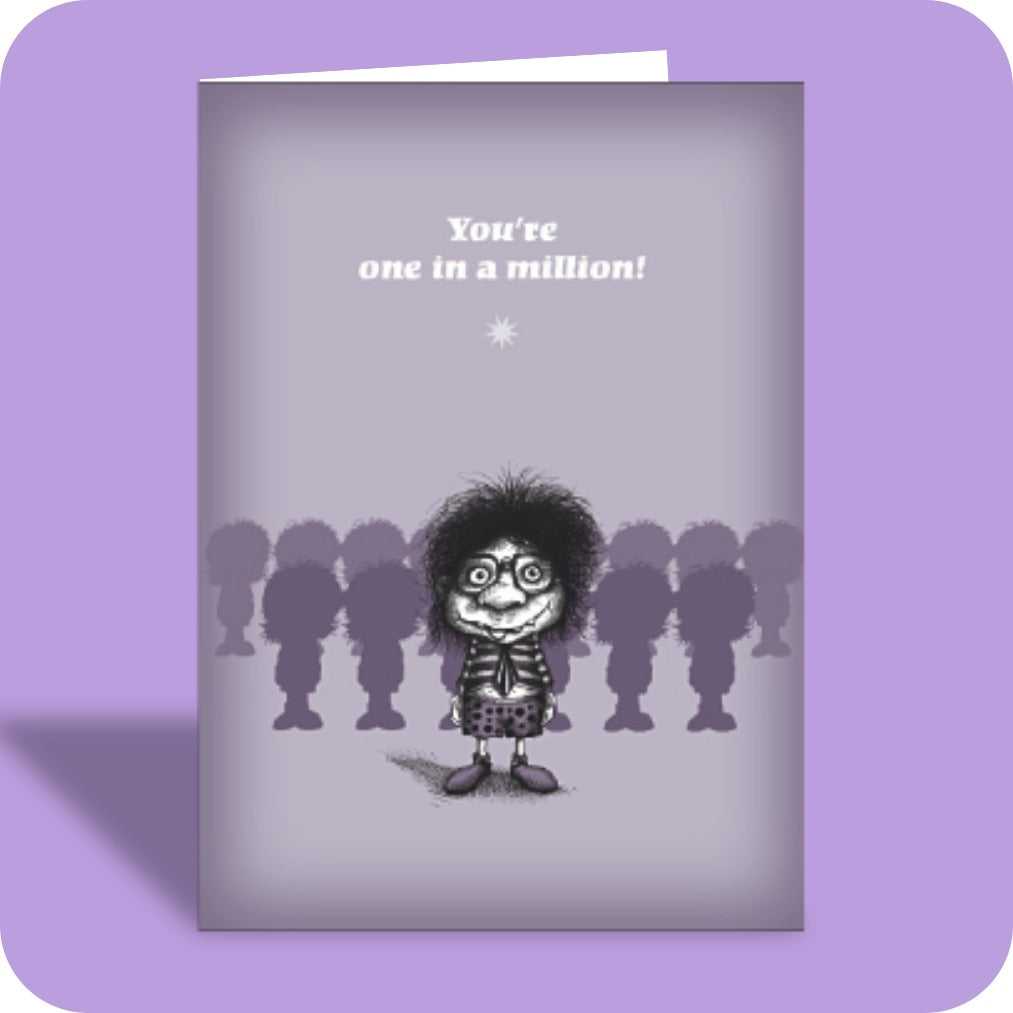 Bald Guy greeting card STE007373, front