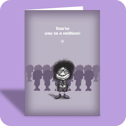 Bald Guy greeting card STE007373, front