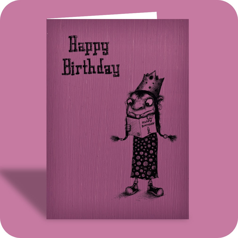 Bald Guy greeting card STE007375, front