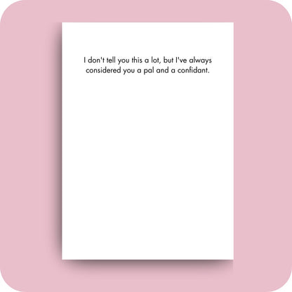 Bald Guy greeting card STE007377, inside