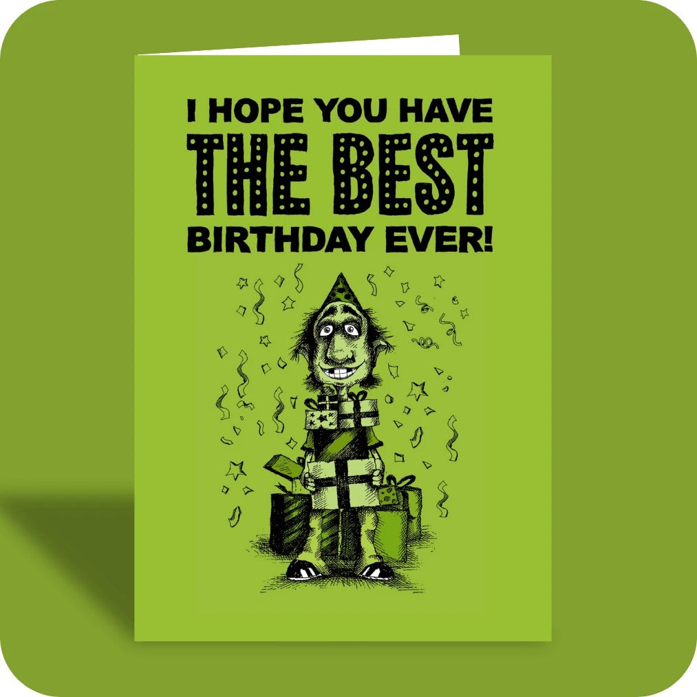 Bald Guy greeting card STE007380, front
