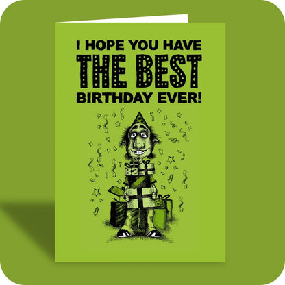 Bald Guy greeting card STE007380, front