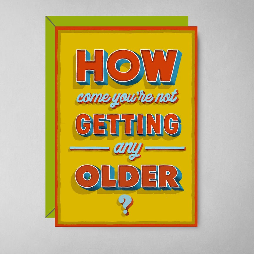 Bald Guy greeting card STE007381, front