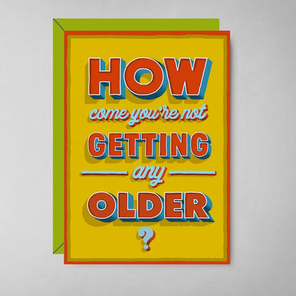 Bald Guy greeting card STE007381, front