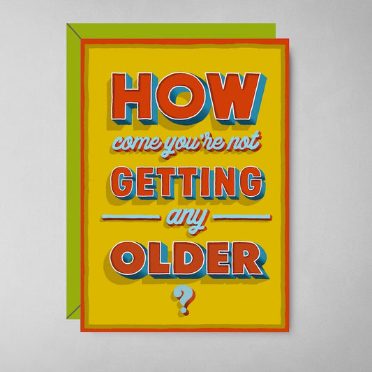 Bald Guy greeting card STE007381, front