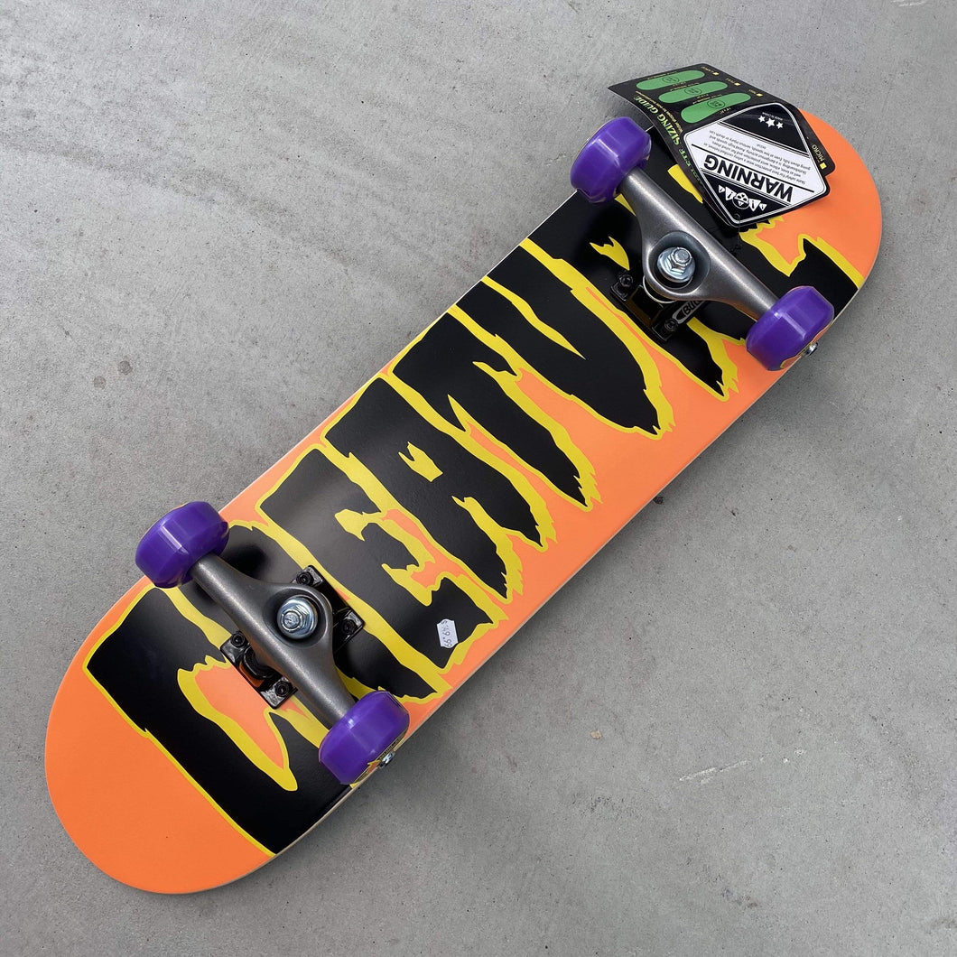 Creature Logo Micro Skateboard Complete 7.5" [Orange]