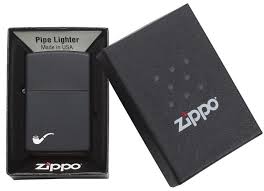 Zippo Lighter Black Matte Pipe Lt [218Pl]