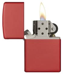 Zippo Lighter Regular Red Matte [233]