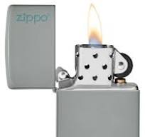 Zippo Lighter Flat Grey Zipp [49452Zl]