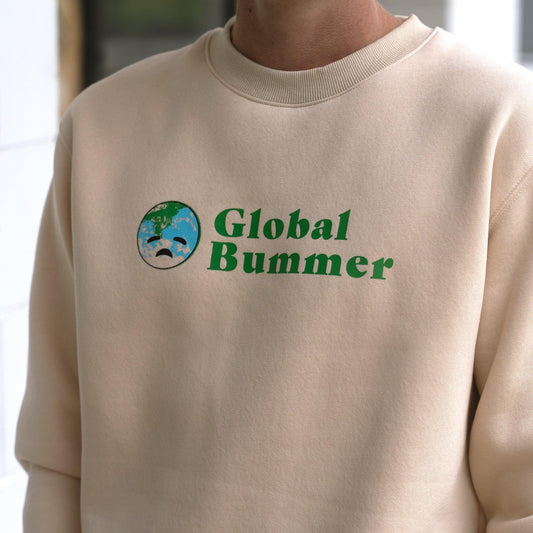 Habitat Global Bummer Crewneck Sweater - Cream