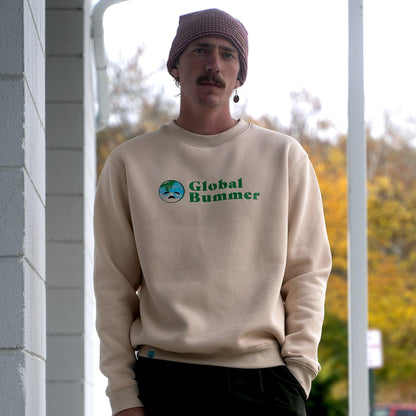 Habitat Global Bummer Crewneck Sweater - Cream