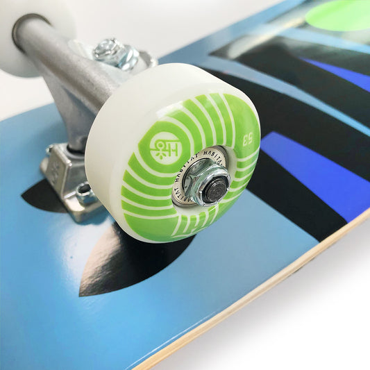 Habitat Artisan Apex Skateboard Complete - Purple/Blue 8"