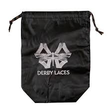 Derby Double Drawstring Bag - Black