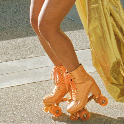 Impala High-Heel Roller Skates - Marawa Sparkle Orange