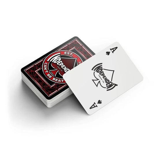 Independent Can't Be Playing Cards - Black/Red