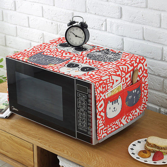 LX Microwave Dust Cover - Lemon Fruit Print [50x130cm]