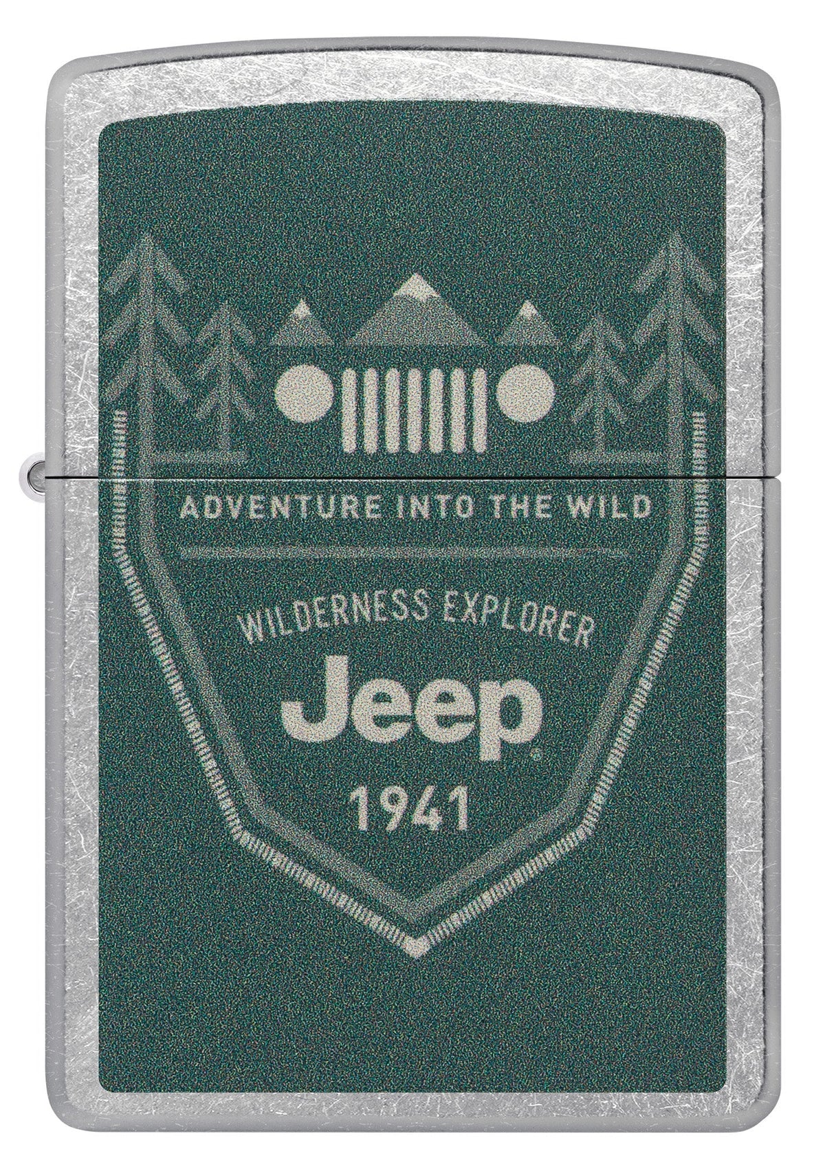 Zippo Lighter Jeep 48766 Street Chrome, front