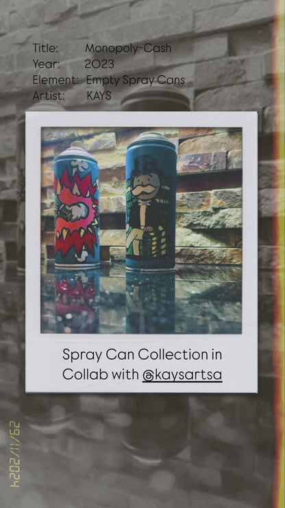 xLabs Monopoly-Cash Spray Cans Collection [Artwork by KAY]