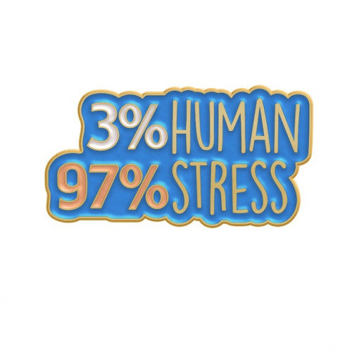 Space Pin # 47 - 3 Human 97 Stress