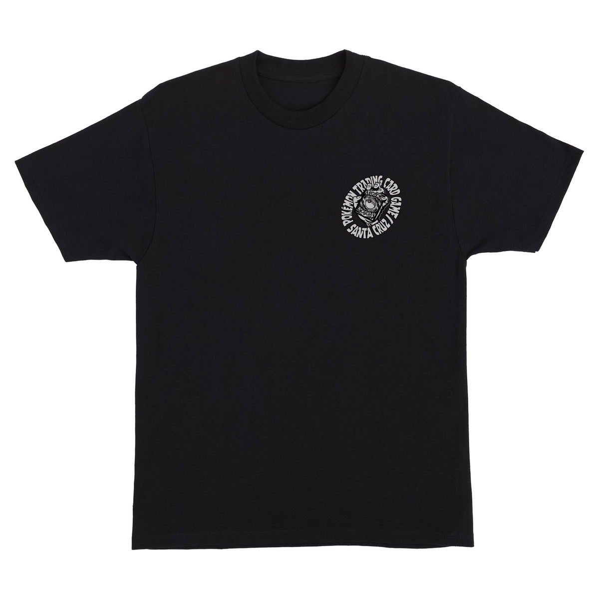 Santa Cruz x Pokémon TCG Hand Heavyweight T-Shirt - Black, image 1
