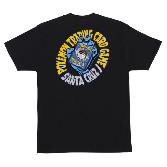 Santa Cruz x Pokémon TCG Hand Heavyweight T-Shirt - Black, image 2
