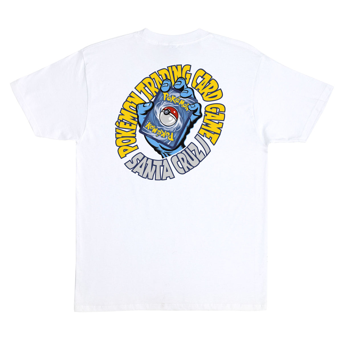 Santa Cruz x Pokémon TCG Hand Heavyweight T-Shirt - White, image 2