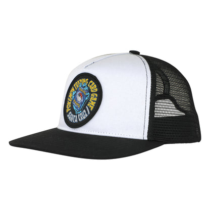 Santa Cruz x Pokémon TCG Hand Mesh Trucker Cap - White/Black [youth], image 1