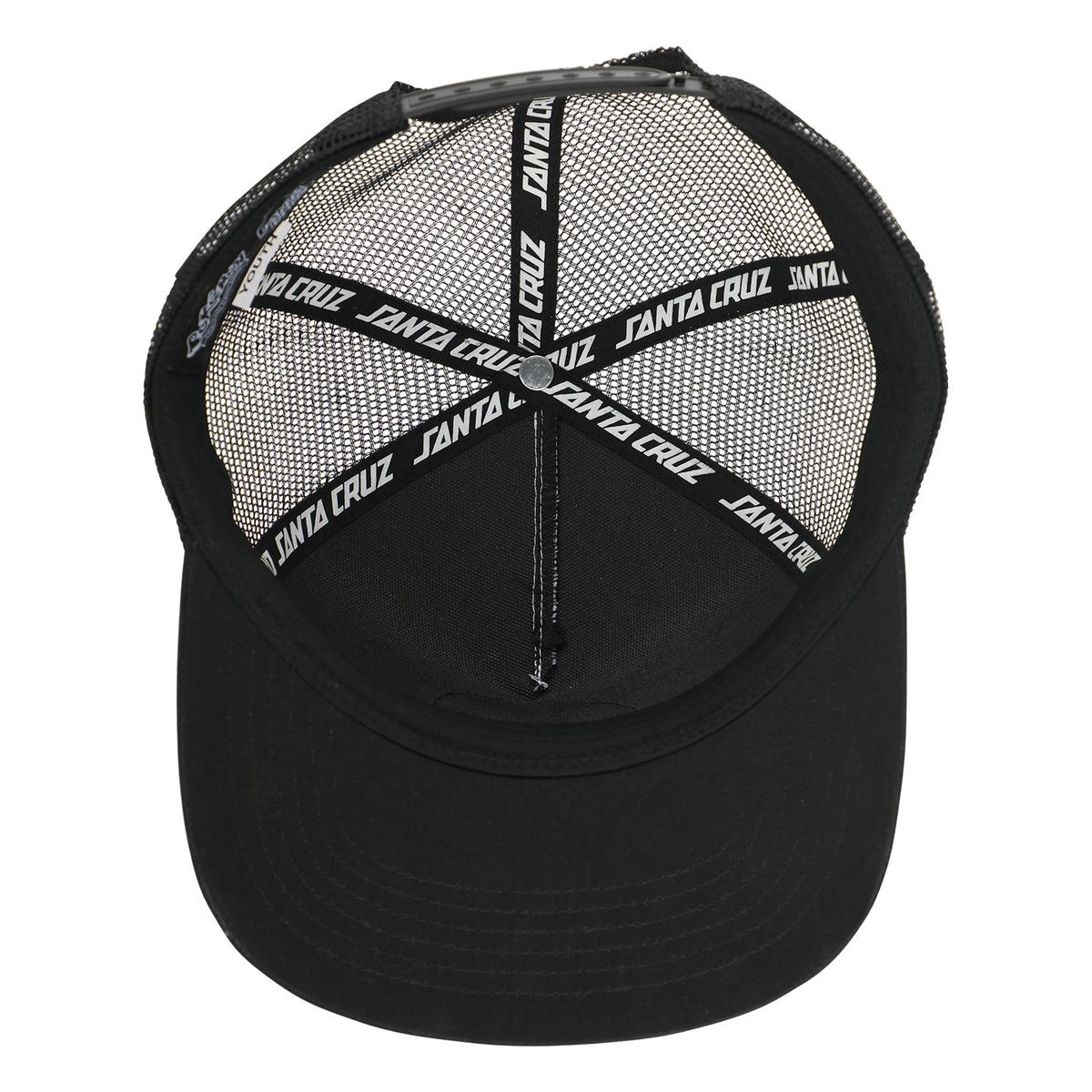 Santa Cruz x Pokémon TCG Hand Mesh Trucker Cap - White/Black [youth], image 4