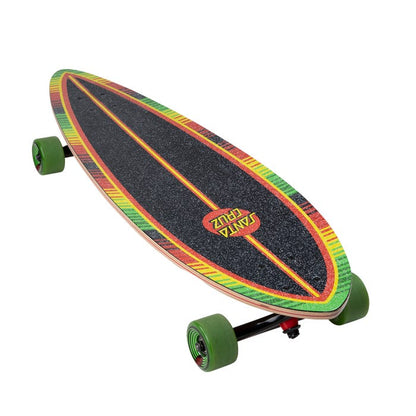 Santa Cruz Serape Dot Pintail Longboard Complete 33"