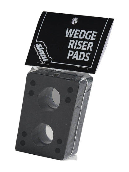 Globe Slant Wedge Riser - Black [set/2]