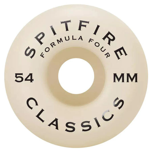 Spitfire - F4 Classic Skateboard Wheels - Black/Grey 54mm